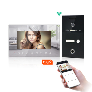 Tuya WiFi Video Door Phone <span class=keywords><strong>Intercom</strong></span> Chuông Cửa Thông Minh Cho 1/2/3/4 Đa Căn Hộ Cảm Biến Vân Tay Và Hiệu Ứng Gương - Product Image 6