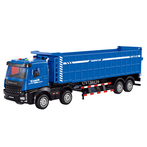 Durable Container Transport Vehicle Model with Light Sound Friction <strong>Simulation</strong> <strong>Logistics</strong> <strong>Truck</strong> All Terrain Toy for Boys Kids - Product Image 3