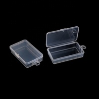 Boîte d'emballage personnalisée pour pièces de rechange, outils, boîte de rangement, boîte de présentation de bijoux, étui à vis, petite boîte transparente à couvercle en plastique transparent