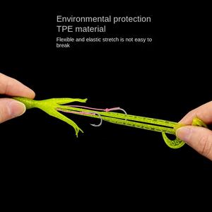 WEI Bionic طعوم ناعمة 13 ٤١/٩ تنورات حبار الصيد تساعد على إغراء TPE الاصطناعي الناعم - Product Image 5