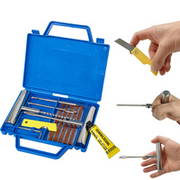 Kit de herramientas de reparación de neumáticos universal, juego de herramientas de reparación para coche, motocicleta, bicicleta automotriz, Kit de reparación de neumáticos de emergencia-001