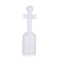 Bouteilles d'eau bénite en plastique HDPE de 120 ml en forme de croix