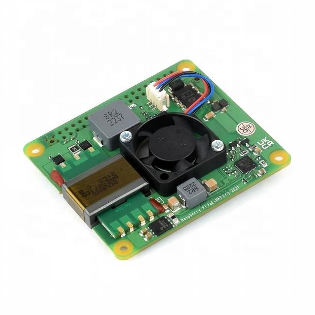 Raspberry Pi PoE+ HAT with Isolated Switch Fan for Raspberry Pi 3B+/4B 802.3af/at Power-Sourcing Equipment Required