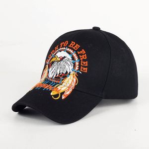 Casquette de baseball unisexe à 6 panneaux, broderie Aigle, style sportif, formelle et courante, pour fabricants, vente en gros, OEM, de créateur de mode - Product Image 1