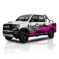 KEYU Décalcomanies personnalisées camion électrique 4x4 mini camionnette électrique camionnette électrique 4x4