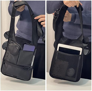 Borsa a tracolla da uomo con cinturino di sicurezza borsa a tracolla con custodia tattico