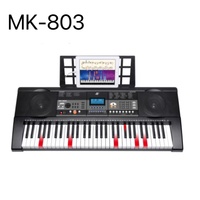 High Quality MK-816 61 Key Power Sensing Luminous Piano Keyboard Acoustic Instrument with Led Screen Can Connect to App