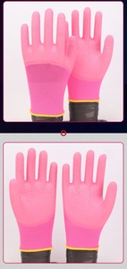 <span class=keywords><strong>Guantes</strong></span> especiales de goma para mujer con neumáticos auténticos-<span class=keywords><strong>Guantes</strong></span> de goma de protección laboral transpirables y cómodos de espuma King elástica de látex - Product Image 5