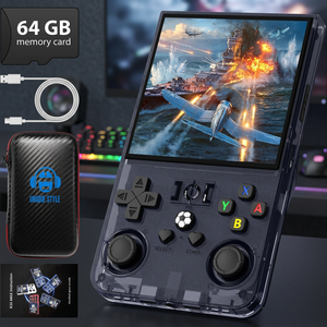 Console di Gioco Portatile Retrò da 4.0 Pollici, Schermo IPS 720x720, 64GB di Memoria, 18.000+ Giochi Classici Integrati, Batteria Incorporata, Grigio - Product Image 3