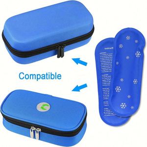 Packs de gel froid/chaud portables et flexibles, mini-packs de glace personnalisés pour diabétiques, étui de refroidissement pour stylo à insuline en EVA - Product Image 4