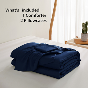 Juego de Ropa de Cama de Lujo de 2, 4 y 6 Piezas, Algodón de Fibra de Bambú, Cubrecama Doble Queen Size, Acolchado, para Todas las Temporadas - Product Image 6