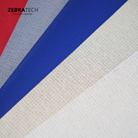 Stores extérieurs électriques minimalistes à rouleaux à forte résistance à la traction, pare-soleil en polyester enduit de PVC résistant au vent, protection solaire pour fenêtres, hôtels