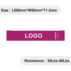Custom Logo Resistance <b>Bands</b>, Exercise Loop <b>Band</b> 5-Set with Carry Bag, Elastic <b>Workout</b> <b>Bands</b> for Men Women, Strength Training - Product Image 6