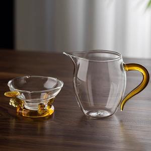 Dispensador de Té de Vidrio Estilo Kung Fu, 300 ml, Diseño Simple para Té de la Tarde - Product Image 4