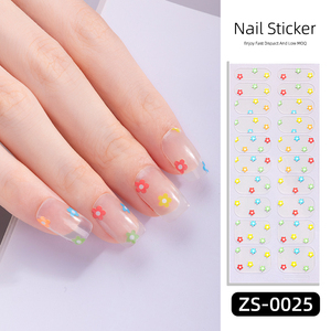 Pétalos originales personalizados 2026 Primavera Transparente Estilo floral Uñas finas Manucure Sticker - Product Image 2