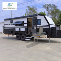 19 21ft caravane hybride rv remorque camping-car douche toilettes combo caravane camping-car remorque tout-terrain 4x4 camping-car caravanes à vendre