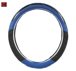 ปลอกหุ้มพวงมาลัยรถยนต์หนังแท้ ระบายอากาศได้ดี ขนาด 38 ซม. ใช้ได้ทุกฤดู อุปกรณ์ตกแต่งภายในสำหรับรถยนต์ Hiace Q50 <span class=keywords><strong>Ford</strong></span> <span class=keywords><strong>Mustang</strong></span> - Product Image 3