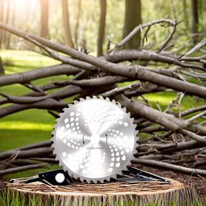 Cuchilla Rotatoria BlueNatHxRPR 230X25.4X40T con Punta de Carburo para Desbrozadora y Cortadora de Césped - Product Image 3