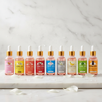 Huile Essentielle Naturelle en Gros 30ml aux Arômes Fraise, Orange et Pêche pour l'Équilibre du pH, la Détox Yoni et le SPA