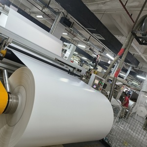 Thermal Transfer Self Adhesive Paper TTR Label Jumbo Roll Barcode Sticker Printing for Ribbon <b>Printer</b> - Product Image 2