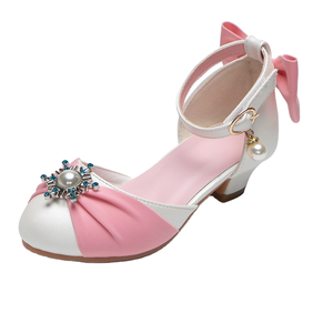 Chaussures de princesse luxueuses JHT - Escarpins Mary Jane d'été pour petites filles, talons de mariage, sandales pour les fêtes de printemps - Product Image 1