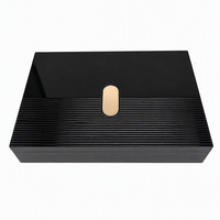 Boîtes à dattes de luxe personnalisées pour le festival du Ramadan, boîte en bois pour cadeaux, emballage rouge pour chocolat, fruits secs, boîte en bois