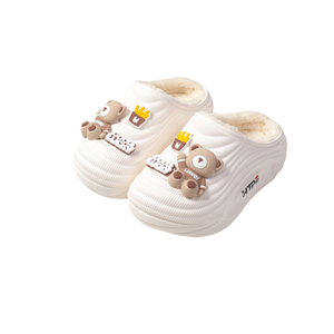 Pantuflas de Algodón para Niños, Otoño-Invierno, con Peluche, Antideslizantes, Suela Gruesa, Plataforma, para el Hogar, Gran Venta - Product Image 5