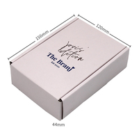 Caja de Embalaje de Joyería de Cartón Corrugado de Alta Gama Personalizada, Color Blanco con Lámina Dorada, Caja de Envío Plegable para Relojes