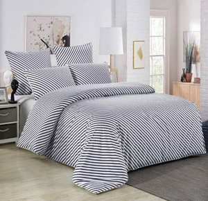 Ensemble <span class=keywords><strong>de</strong></span> literie Heniemo <span class=keywords><strong>de</strong></span> luxe, design moderne, <span class=keywords><strong>couette</strong></span>, édredon, drap, pour la maison, polyester pas cher, taille Queen, 100% microfibre - Product Image 1