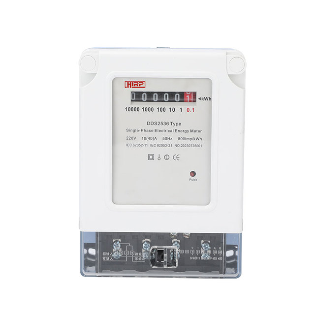 RP DDS2536 RS485 220V Wall Mounted Meter Smart Electric Energy Meter LCD Display Single Phase Home Use Digital Watt Meter