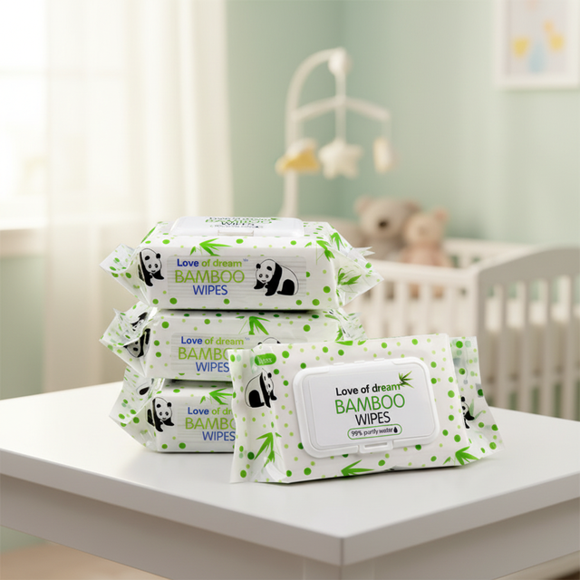 Free Sample Biodegradable Bamboo Wet Wipes Water Wipes Baby Products Wet Tissue Wipes Professional China Wet Wipes Manufacturers