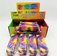 Jouets Squishy : Bâton anti-stress souple en forme de beurre, jouet à presser anti-stress en forme de bâton de fromage à mémoire de forme, très populaire