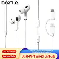 Écouteurs intra-auriculaires haute fidélité 2-en-1 à double interface (Type C / Lightning) – Nouveauté en promotion