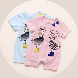 Ropa para Bebés al por Mayor, Talla Infantil, Lindo Diseño de Dibujos Animados, Mono Unisex de Algodón Suave - Product Image 1