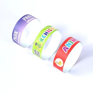 Evento Tyvek ID Wristband monouso prodotto promozionale per le occasioni speciali braccialetto di carta - Product Image 3