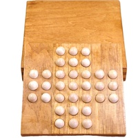 Jeux d'intelligence et de divertissement pour enfants et adultes, puzzles en bois européens, jouets classiques, solitaire à billes, puzzles d'échecs