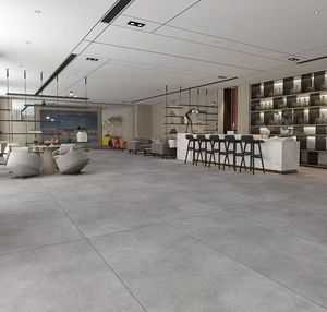 Azulejos <span class=keywords><strong>de</strong></span> Porcelana <span class=keywords><strong>Microcemento</strong></span> Gris Claro con Acabado Mate para Revestimiento <span class=keywords><strong>de</strong></span> Pisos y Paredes - Product Image 5