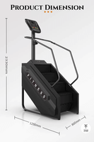 Hyrox Gym Equipment T Stepper cardio électrique commercial, marche silencieuse, fonctionnement motorisé, durable, étanche, simulateur d'escalade