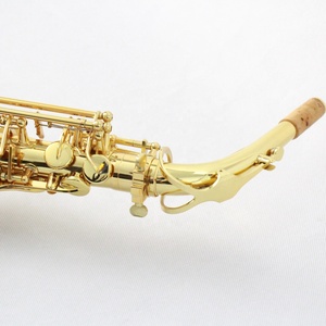 Saxophone <span class=keywords><strong>t</strong></span>énor en laiton laqué or, tonalité Sib, avec étui, prix de gros - Product Image 5