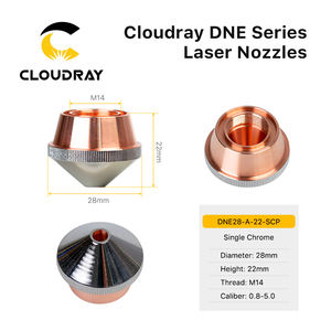 Boquilla de Corte Láser OEM <span class=keywords><strong>DNE</strong></span> de Cloudray con Recubrimiento de Cromo, Boquilla de Una o Dos Capas para Máquinas de Corte Láser - Product Image 2