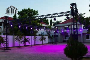 Настраиваемая портативная сценическая платформа, 6-колонная арочная конструкция, фанерная ферма, конструкция для наружных мероприятий, для демонстраций ферм - Product Image 4