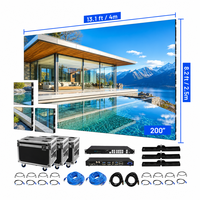 Écran LED pour événements scéniques P2.6 P2.9 P3.91 certifié CE RoHS FCC, mur vidéo en aluminium pour toile de fond de concert
