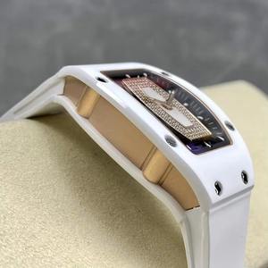 Reloj de Diseño de Moda con Moissanita para Mujer, Reloj Mecánico Automático de Lujo para Dama, con Portavasos - Product Image 6