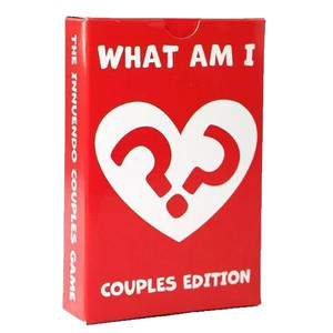 Carte da Gioco 'What Am I?' Giochi di Carte Divertenti per Adulti Gioco per Coppie Carte con Regole per Giochi Erotici - Product Image 1