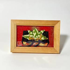 Papier Washi authentique japonais à motif Kabuto, carré, art japonais traditionnel, panneau, cadre photo, décoration murale - Product Image 2