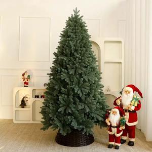 Arbre de <span class=keywords><strong>Noël</strong></span> artificiel vert floqué de qualité supérieure, grand, écologique, avec base autoportante, en plastique, pour la maison et les fêtes - Product Image 6
