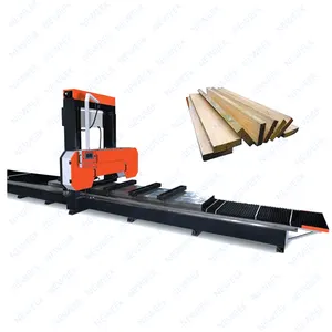 NEWEEK china heavy duty computer controlled Log Sawmill horizontal band sawing band saw machine