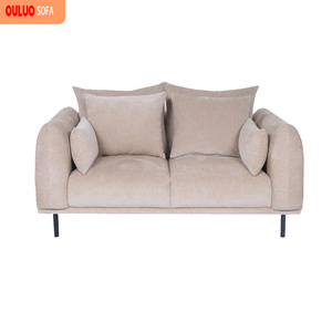 Canapé sectionnel carré moderne en tissu, chaises <span class=keywords><strong>de</strong></span> salon design, deux places, écologique, vente en gros - Product Image 6