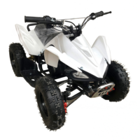 Quad ATV à essence 49cc à démarrage électrique, 2 temps, ABS, acier inoxydable, fabriqué en Chine, avec certification CE, pour enfants, en vente flash