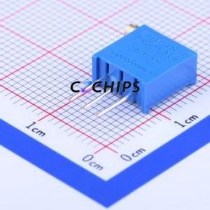 Resistencia Ajustable/Potenciómetro 3296X-1-503LF SIP-3P, Resistencia de 10x4.8mm, 50kOhm, 10%, 500mW, 100ppm ℃ - Product Image 1